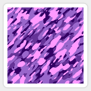 Purple Camouflage Sticker